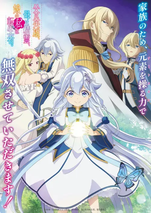 Chichi wa Eiyuu, Haha wa Seirei, Musume no Watashi wa Tenseisha.