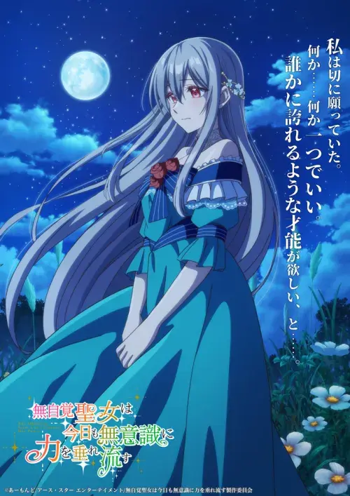 Mujikaku Seijo wa Kyou mo Muishiki ni Chikara wo Tare Nagasu