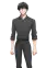 Jun Yodaka con camisa y pantalón de vestir 