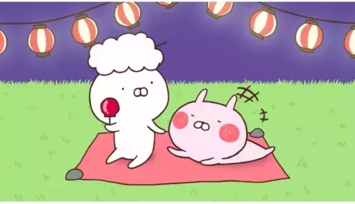 La mascota de LINE Usamaru