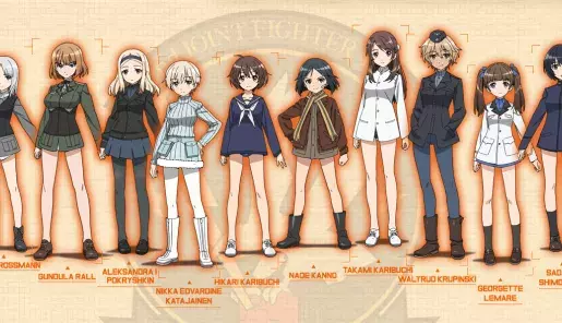 Personajes de spinoff de Brave Witches