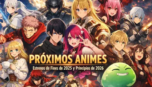 Próximos animes, estrenos de finales del 2025 y principios del 2026