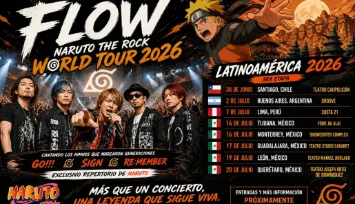 FLOW WORLD TOUR 2026 “NARUTO THE ROCK”